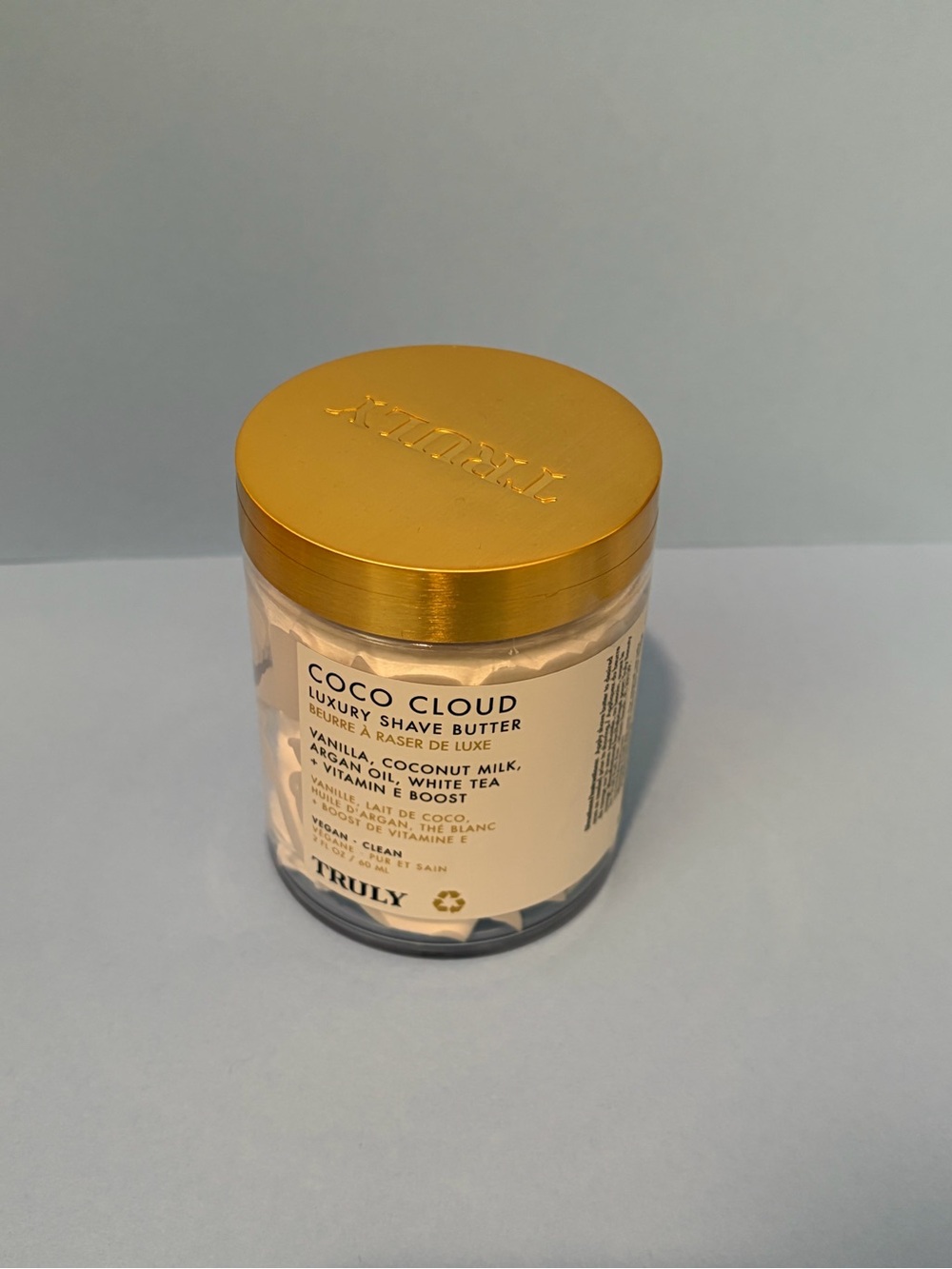 TRULY Coco Cloud Luxury Shave Butter - White & Gold - Picture 2 of 2